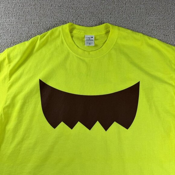 Kellogg's Krave Smores Retro T-Shirt Neon Green Men’s Size XL - Picture 2 of 7